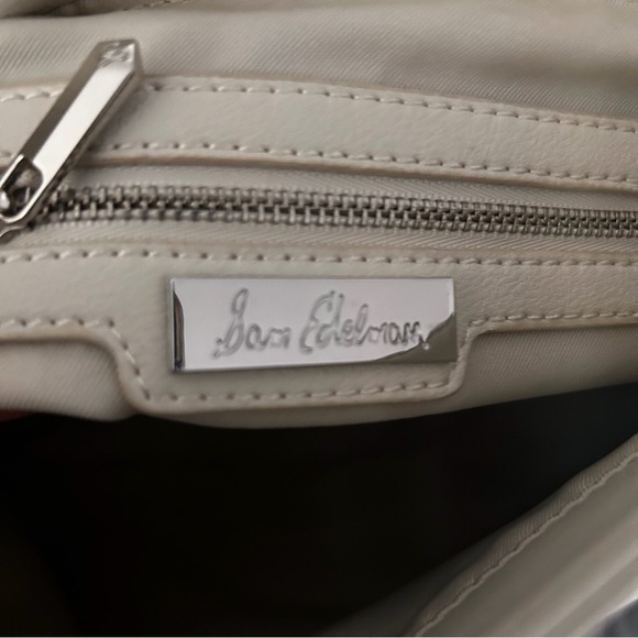 Sam Edelman Beautiful Leather 🤩Michelle Ivory Fringe Satchel Bag - Picture 5 of 10